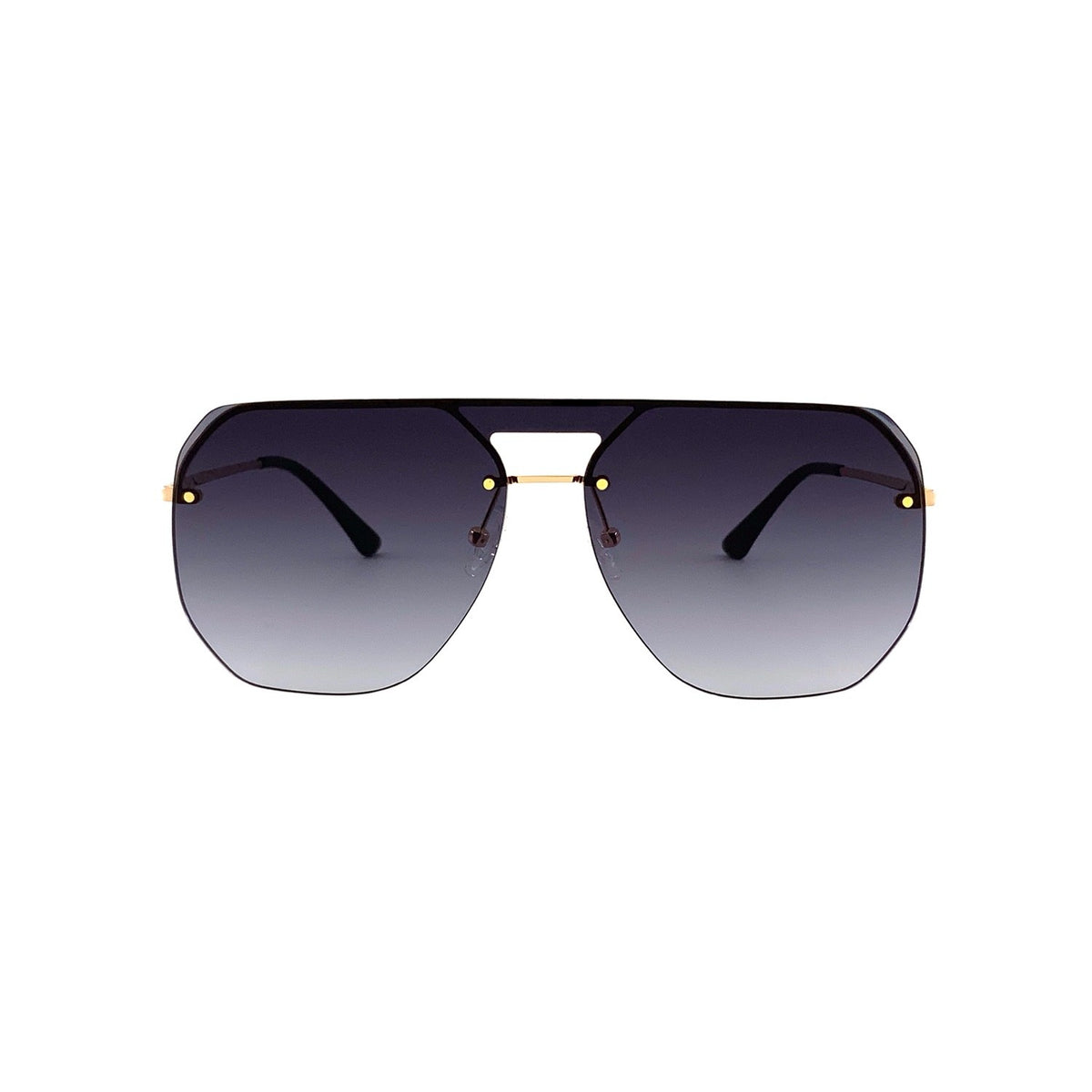 SU.VI Sonnenbrille 54029 in Frontansicht mit Gläserfarbe Verlaufsgrau