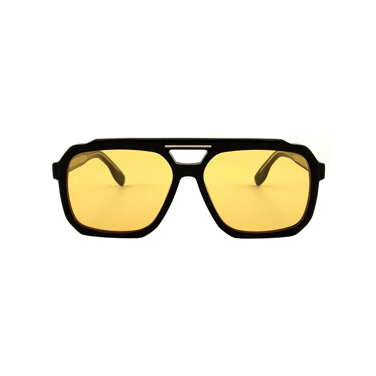 SU.VI Sonnenbrille 54074 in Frontansicht mit Gläserfarbe Gelb