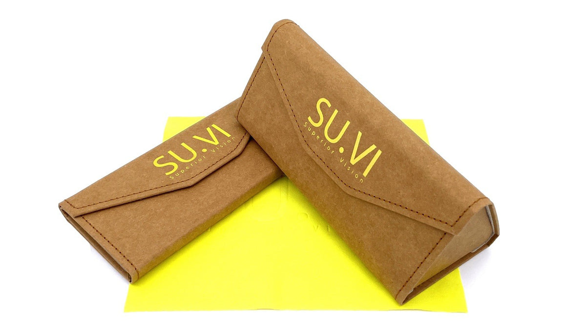 Sonnenbrille SU.VI 55036 Mattschwarz mit grauen Gläsern – Produktansicht 4
