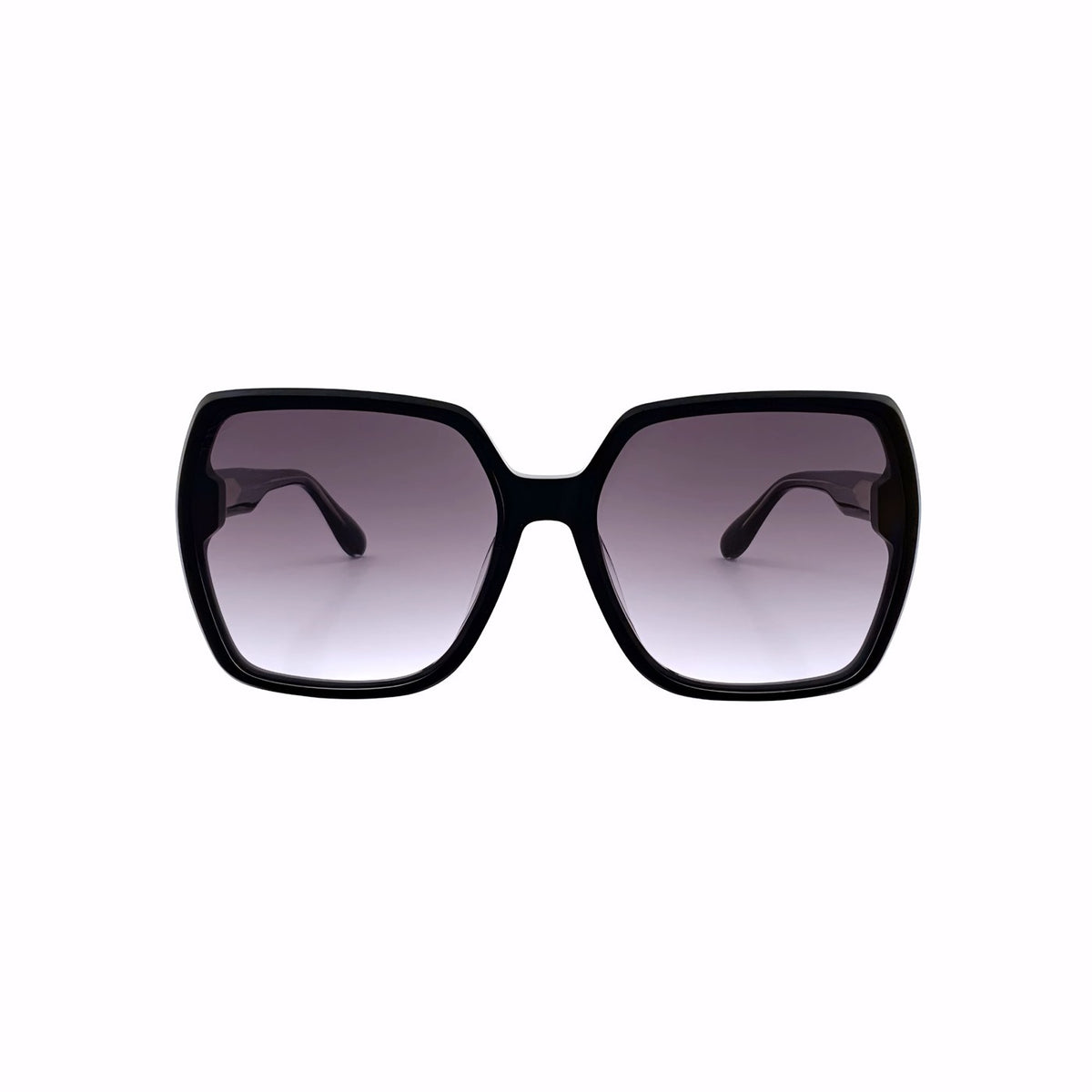 Sonnenbrille SU.VI 55064 Schwarz mit grauen Gläsern