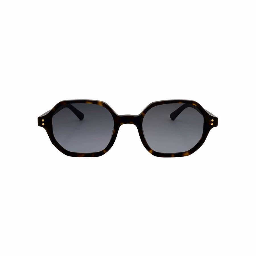 Sonnenbrille SU.VI 55067 Mattbraun mit grauen Gläsern