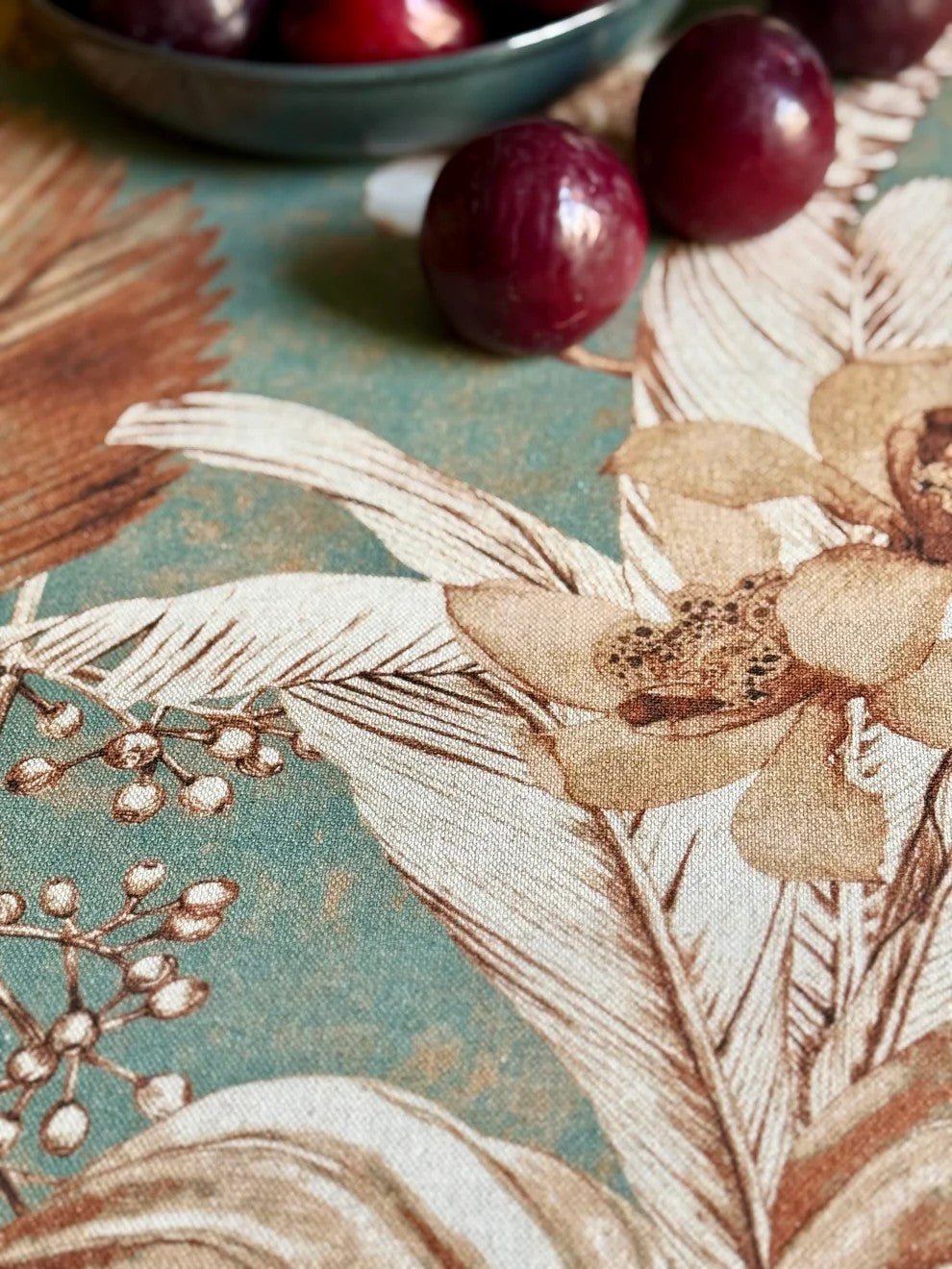 Tischläufer, Leinen-Baumwoll-Mix – Terra Flora – Detailansicht 1