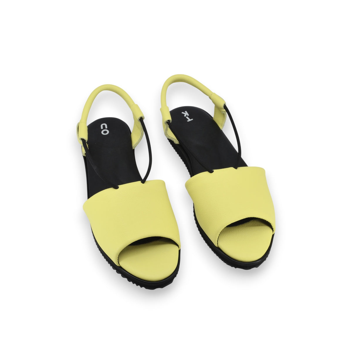TOKU Berlin Sandalen – Limettengelb – Produktansicht 2