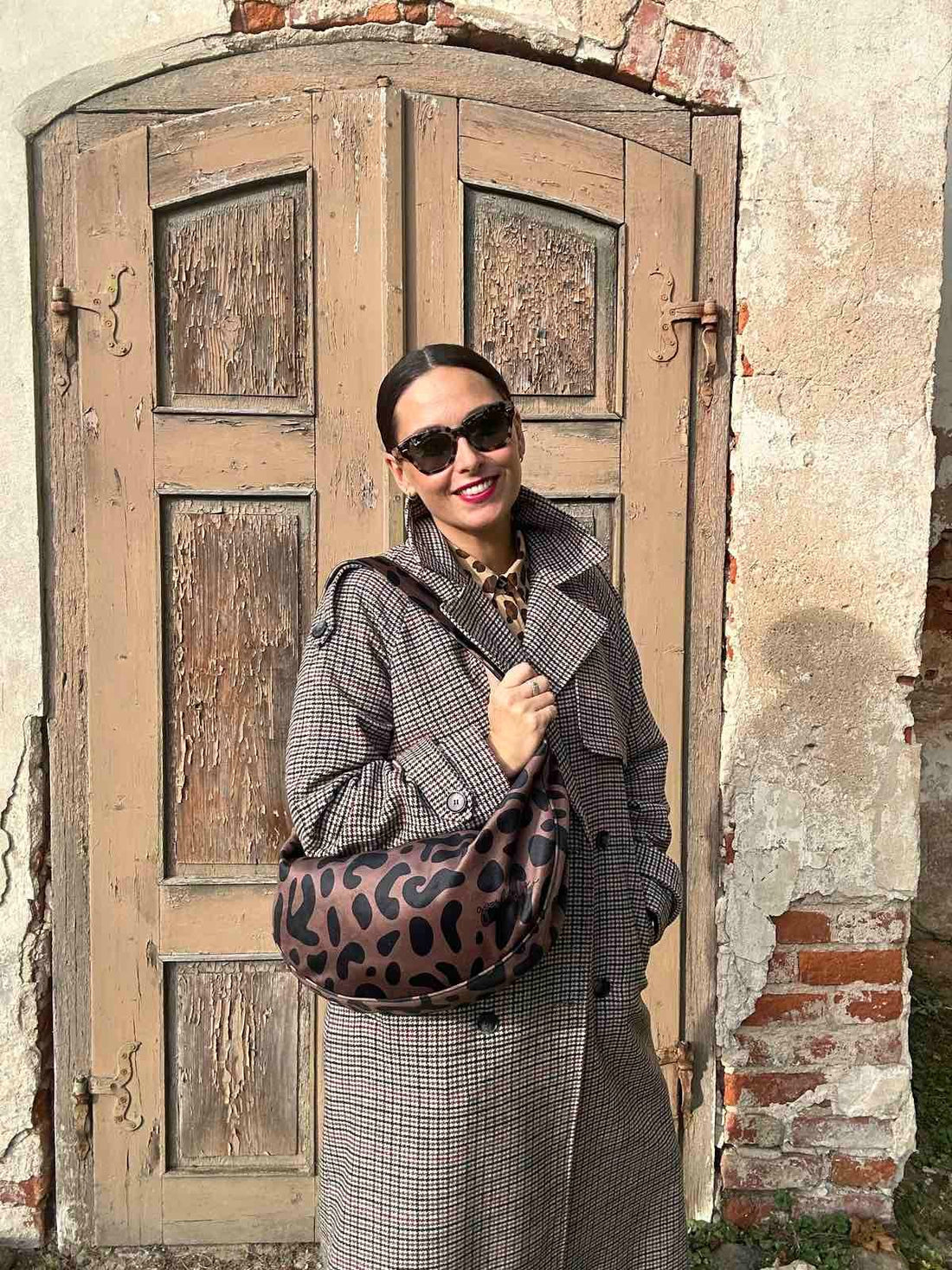 Hobo-Handtasche – Classic Leopard – Detailansicht 1