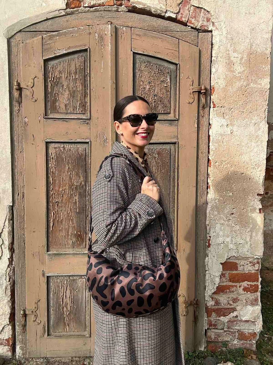 Hobo-Handtasche – Classic Leopard – Detailansicht 3