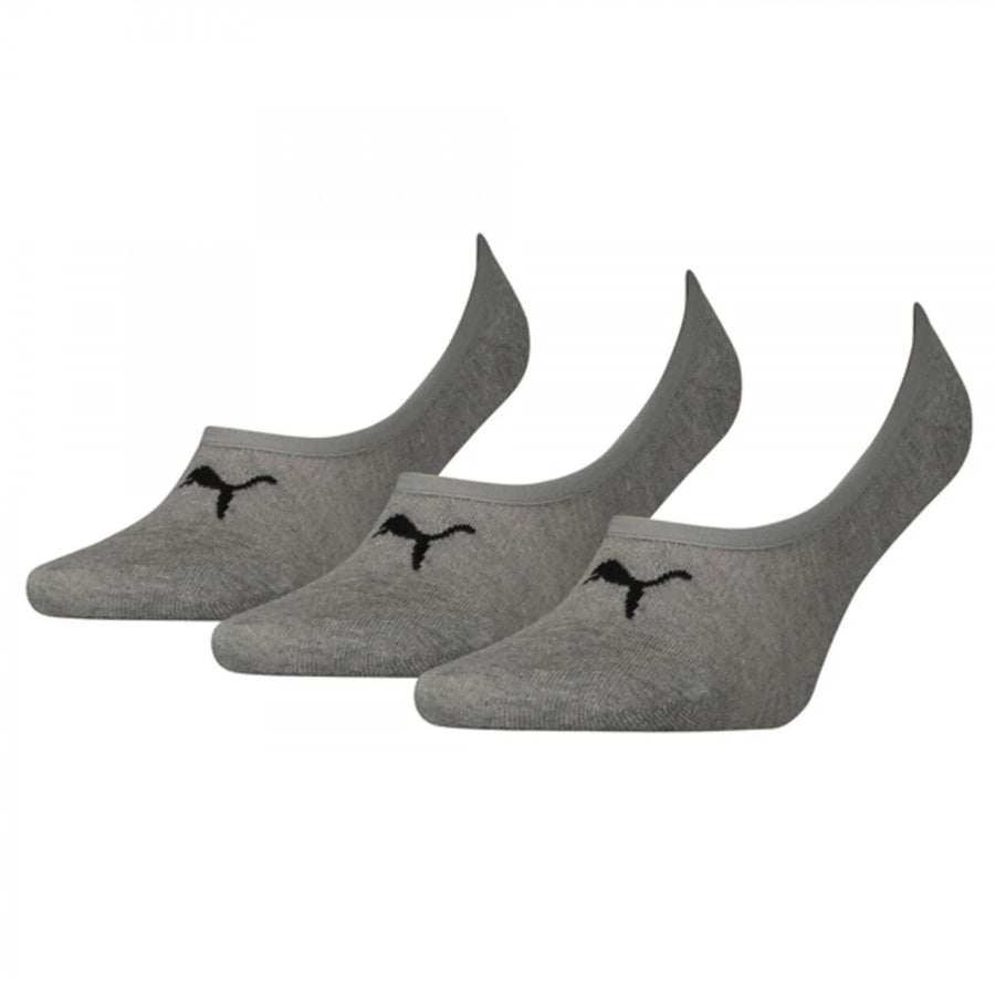 Füßlinge Puma Footie Grau 3er-Pack
