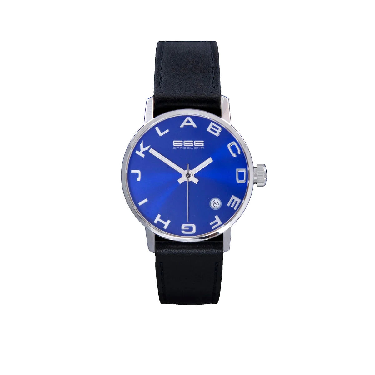 Unisex-Armbanduhr 666 Barcelona 666-274 – Blau, 35 mm – Produktansicht 4