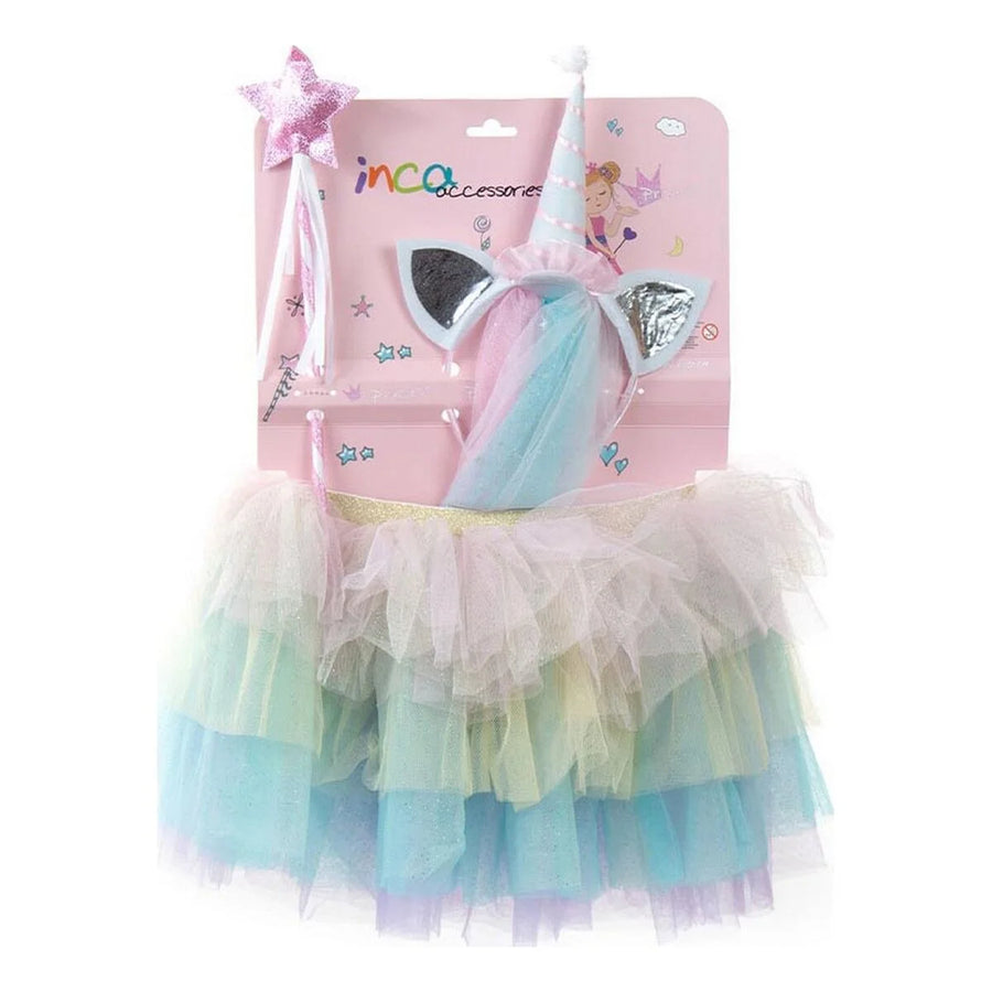 Kinder-Tutu-Set Inca Bailarina Unicornio 3-teilig