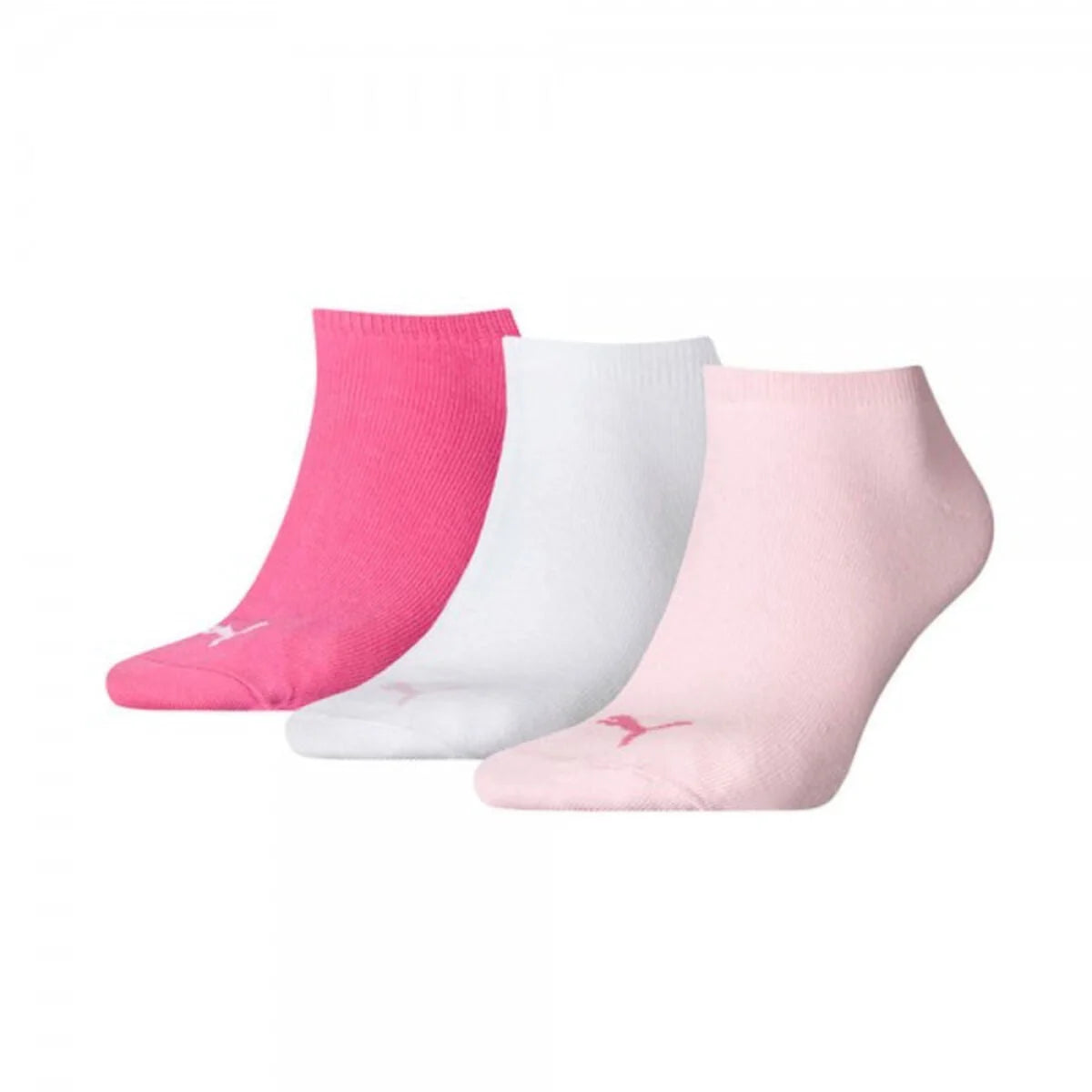 Puma Sneaker Lady Knöchelsocken in Rosa, Weiß und Hellrosa