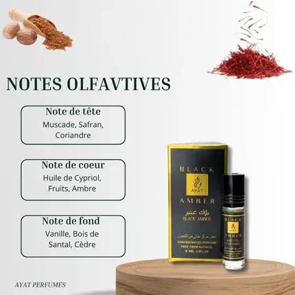 Ayat Black Amber Parfumöl – Produktansicht 3