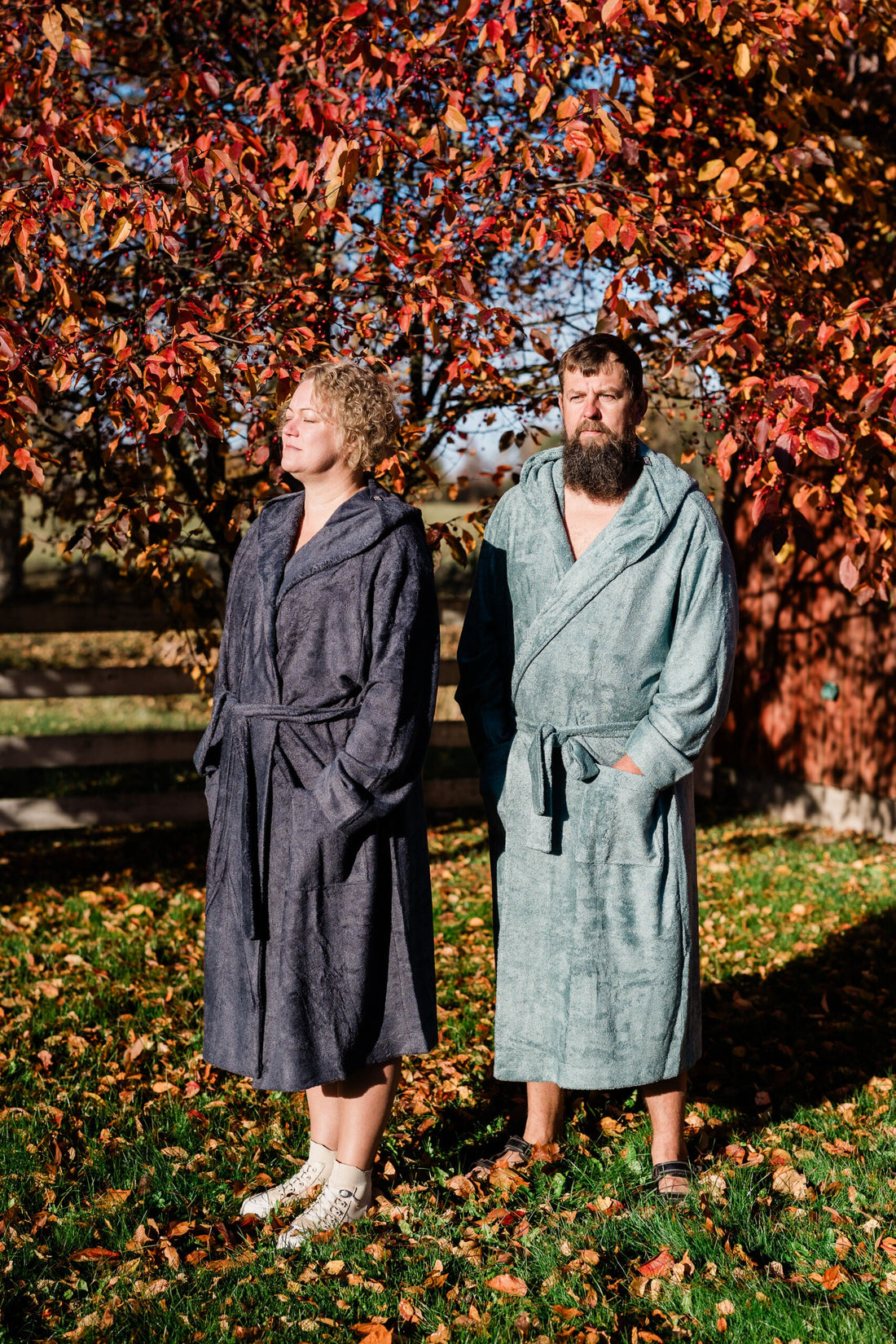 Unisex – Kapuzenbademantel – Bambus-Frottee – Detailansicht 4