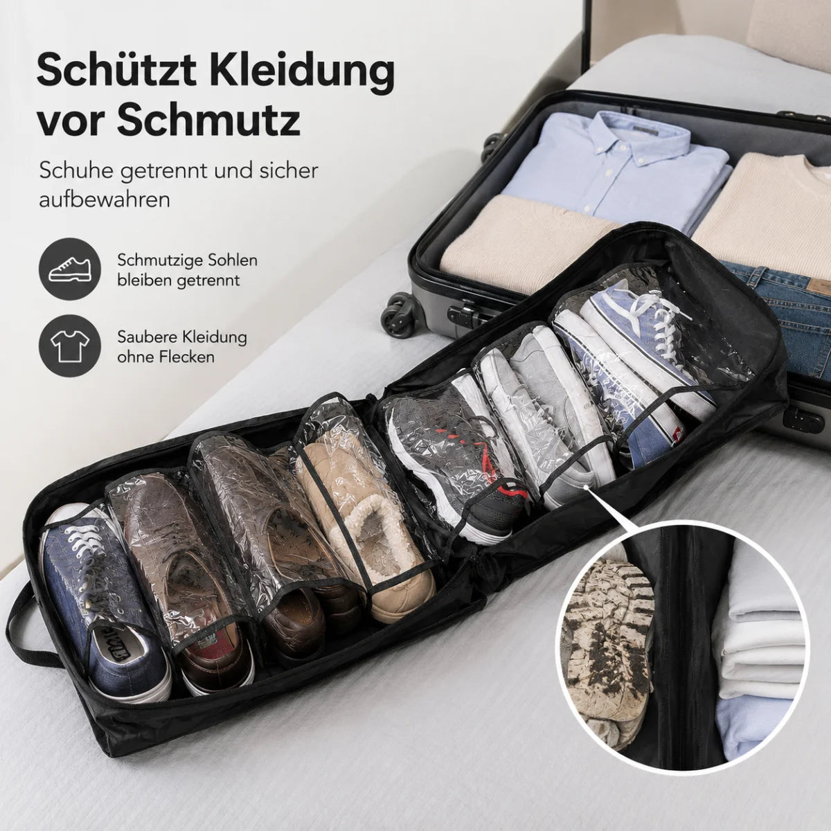 Schuh-Organizer für bis zu 12 Schuhe – Produktansicht 5