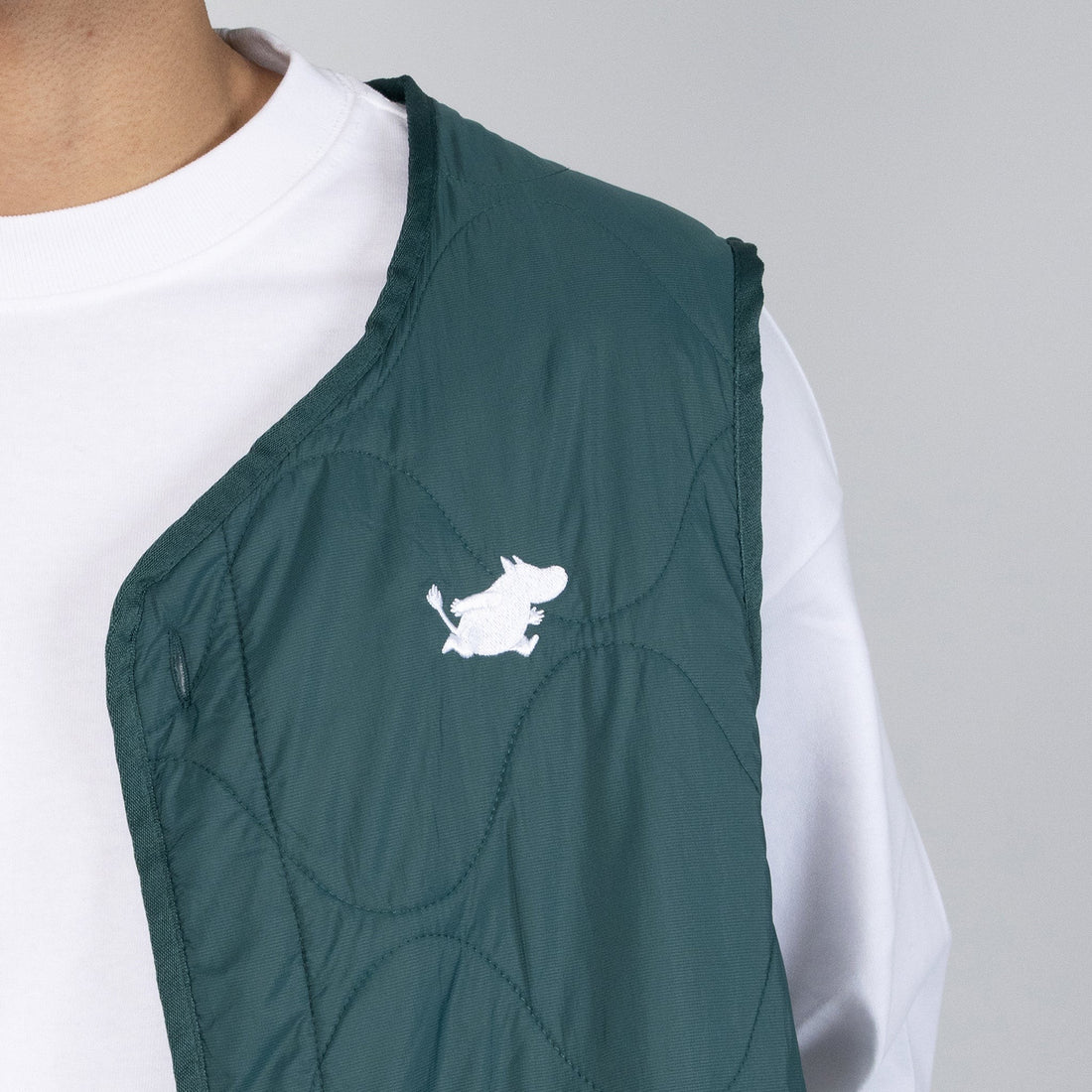 Unisex – Weste Grün Moomin Classics – Detailansicht 2