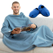 Faboulazy Ärmeldecke & Wärmeschuhe im Set