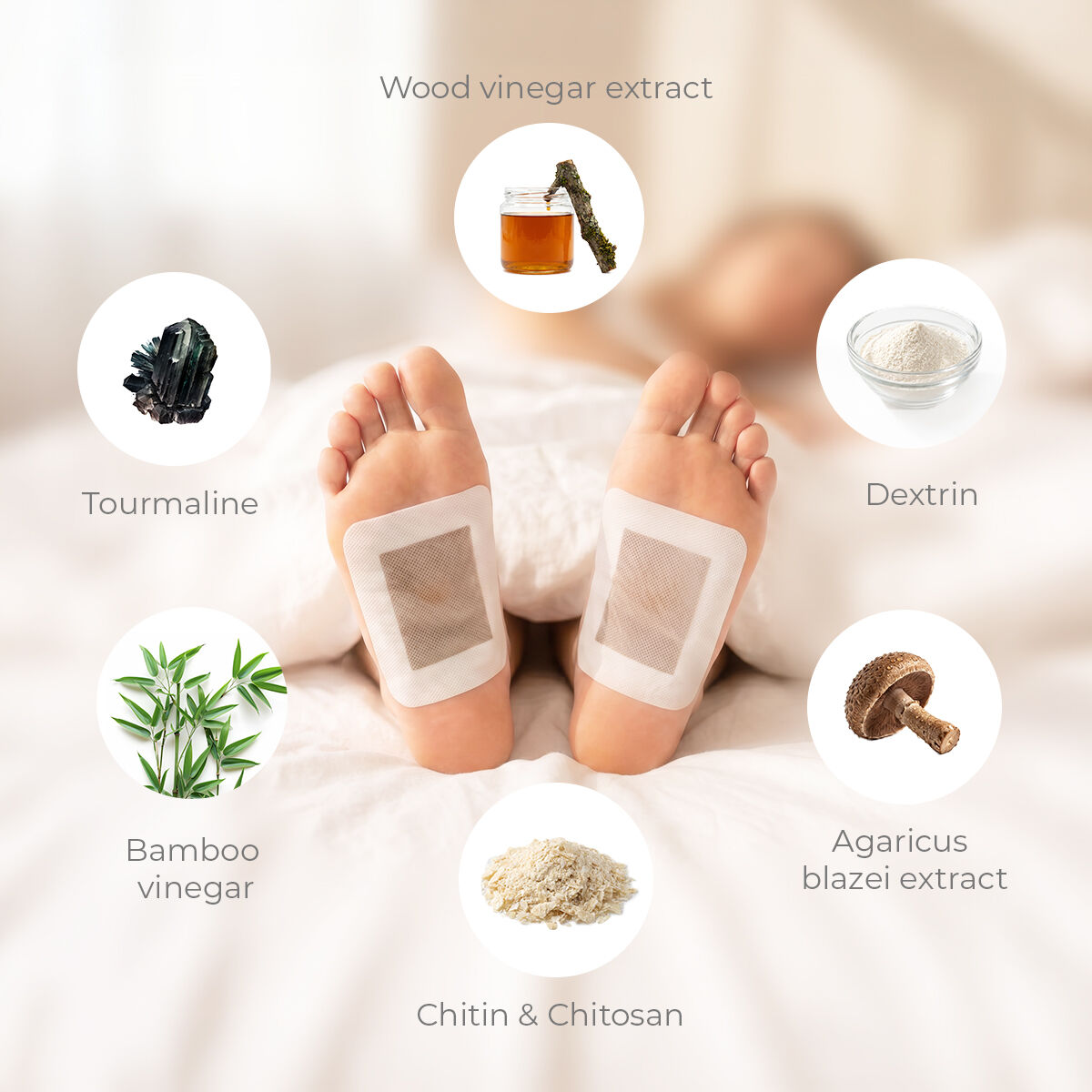 Detox Fußpflaster Bamboo  30 Stück – Produktansicht 3
