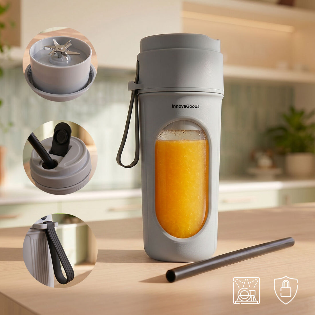 Trabgarer Standmixer mit Akku Wellsy – Detailansicht 1