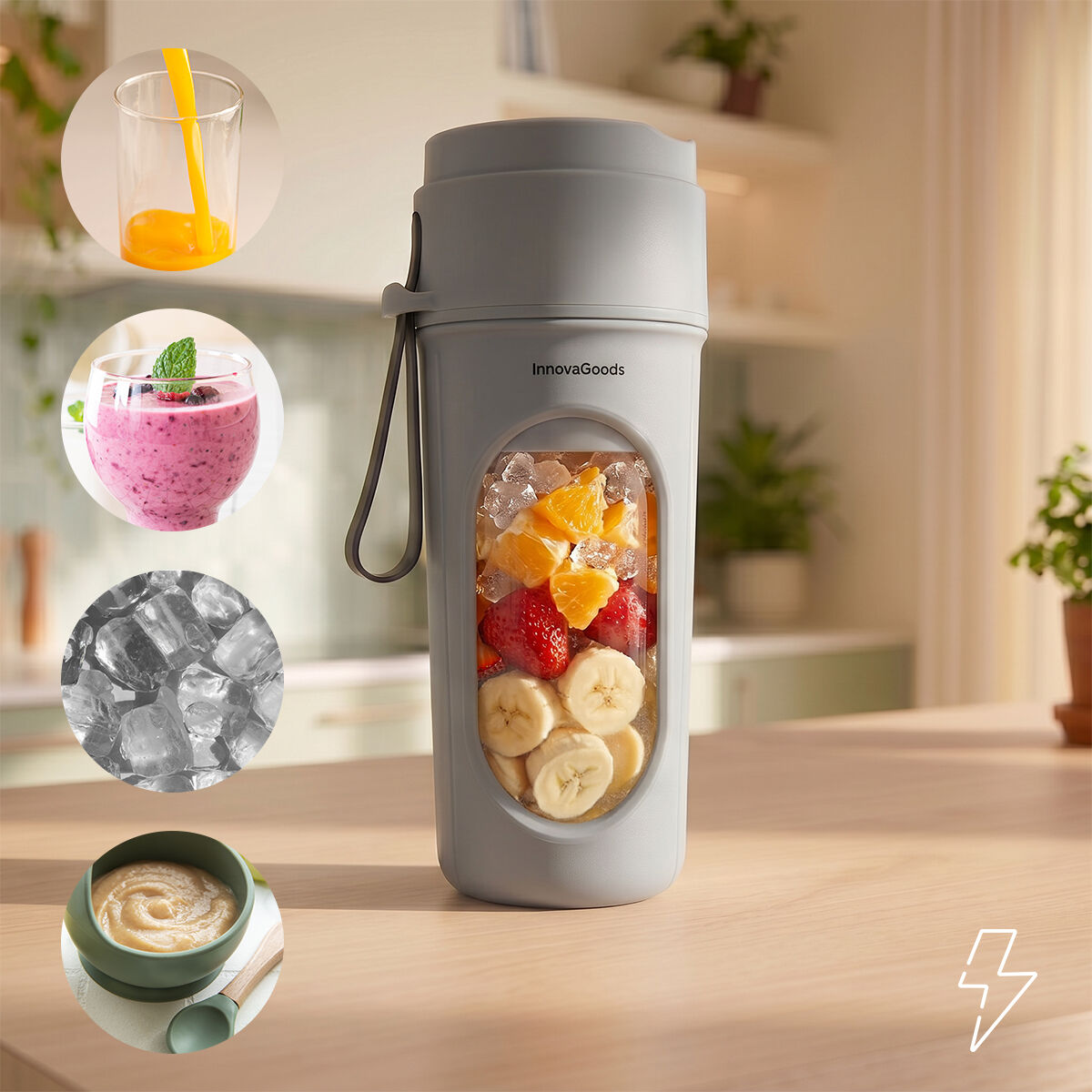 Trabgarer Standmixer mit Akku Wellsy – Produktansicht 4