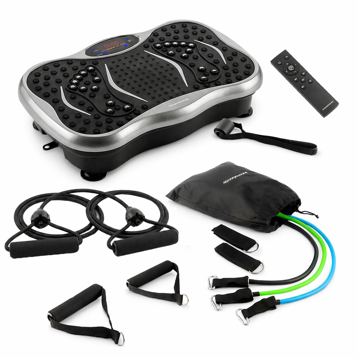 Vibrationsplatte mit Tribainer Bandset – Vivflow Vibrationsplatte & Tribainer Trainingsbänder