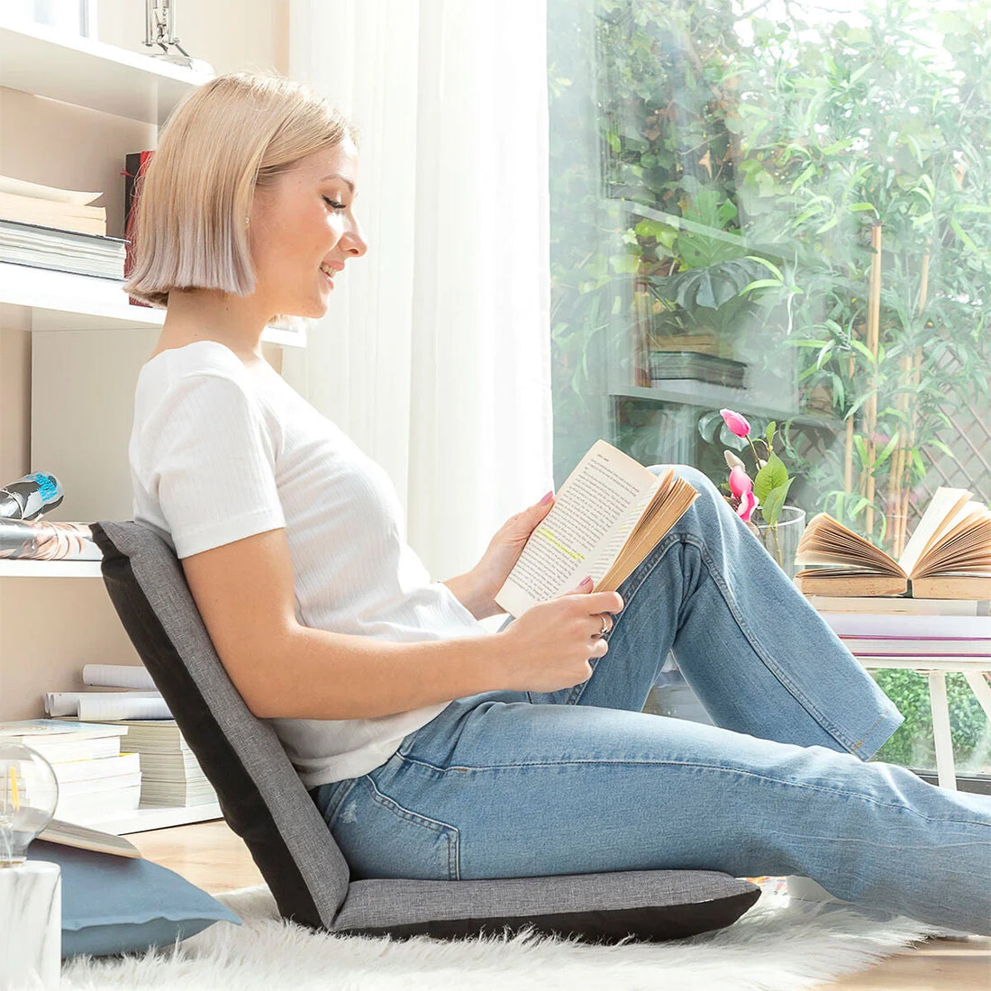 Bodensitz Sitinel mit 6 Positionen – Detailansicht 1
