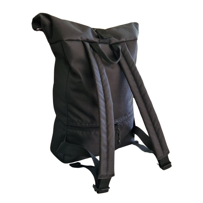Wasserdichter Rolltop-Rucksack – Orange-Muster – Detailansicht 2