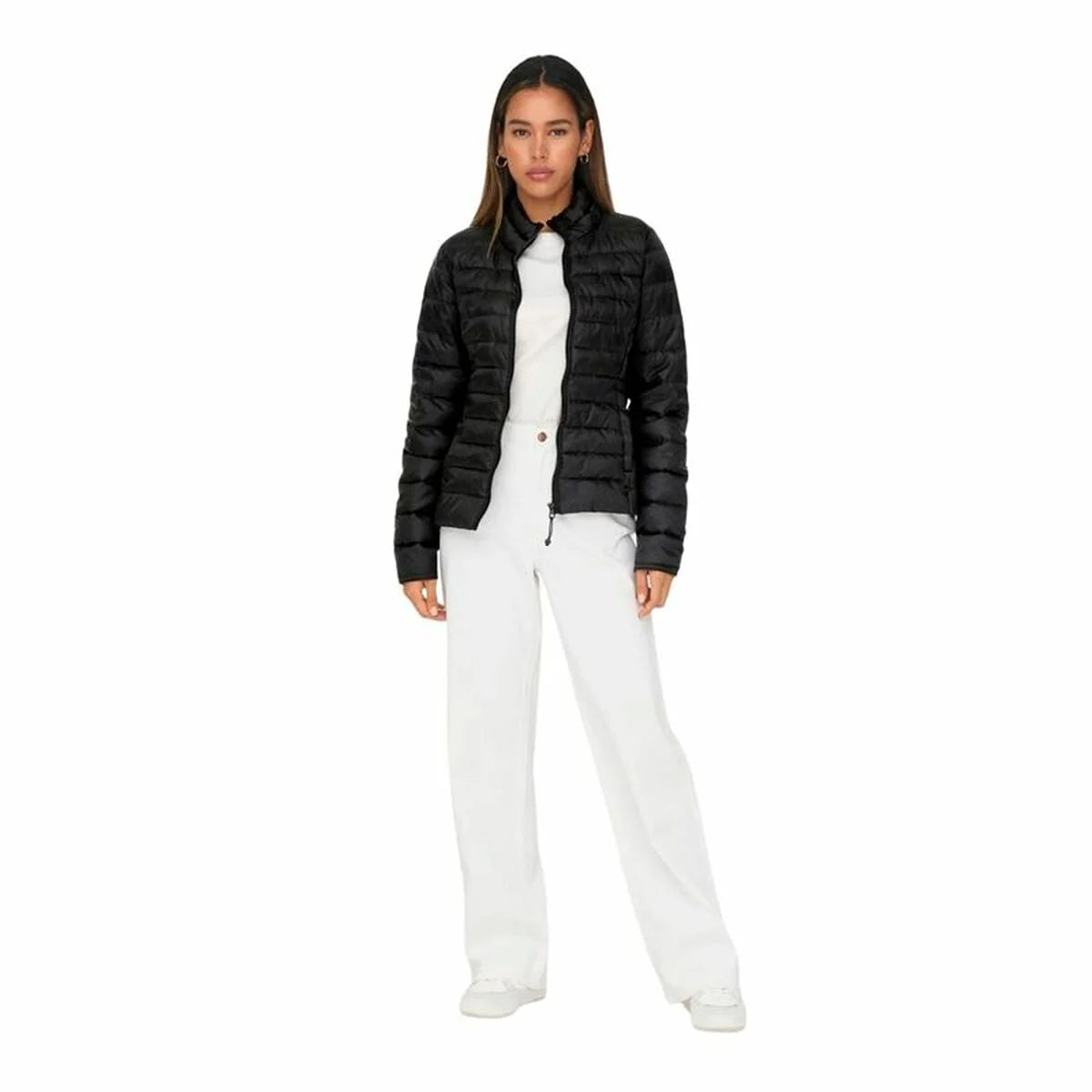 Damen-Steppjacke Only Onltahoe Schwarz – Produktansicht 5