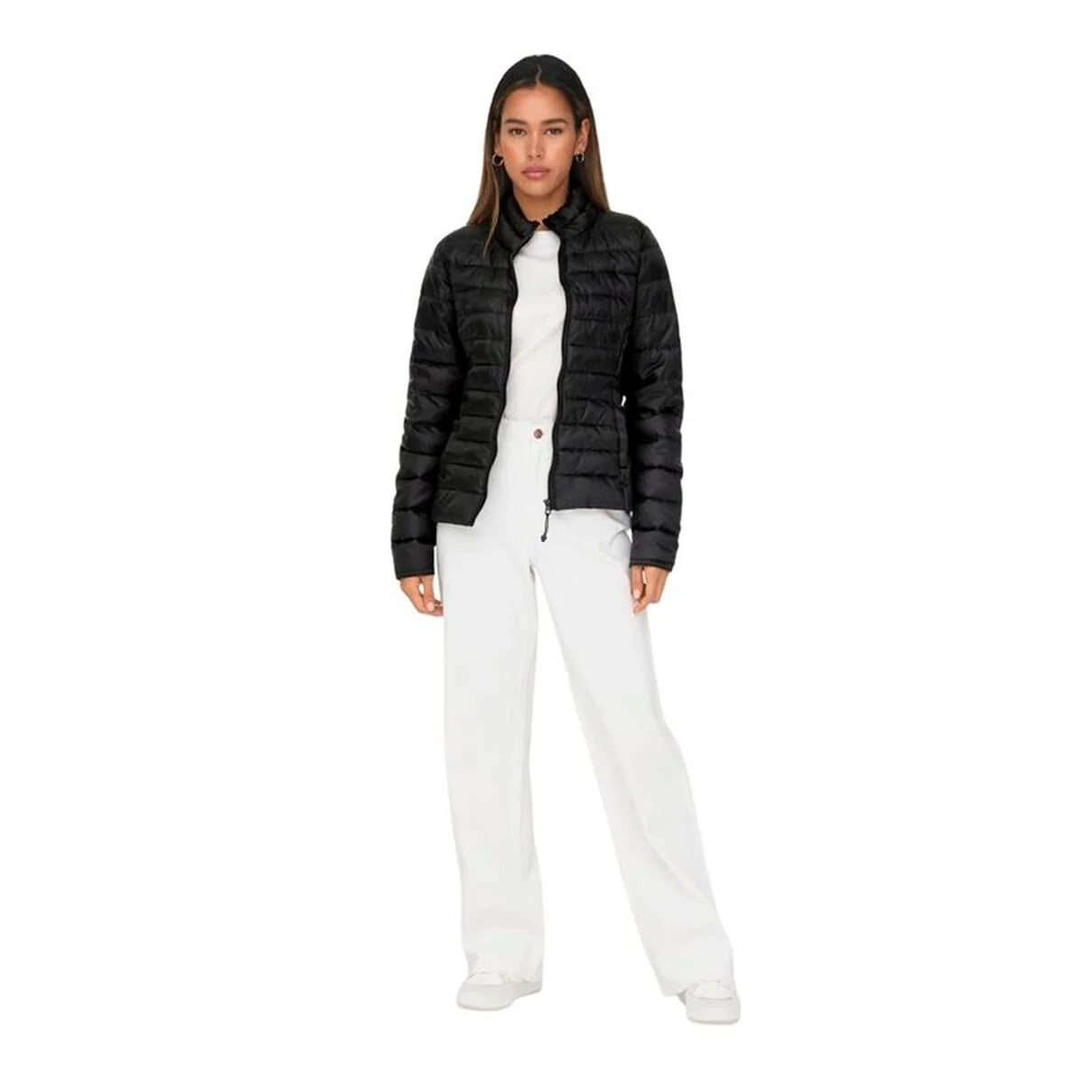 Damen-Steppjacke Only Onltahoe Schwarz – Produktansicht 3