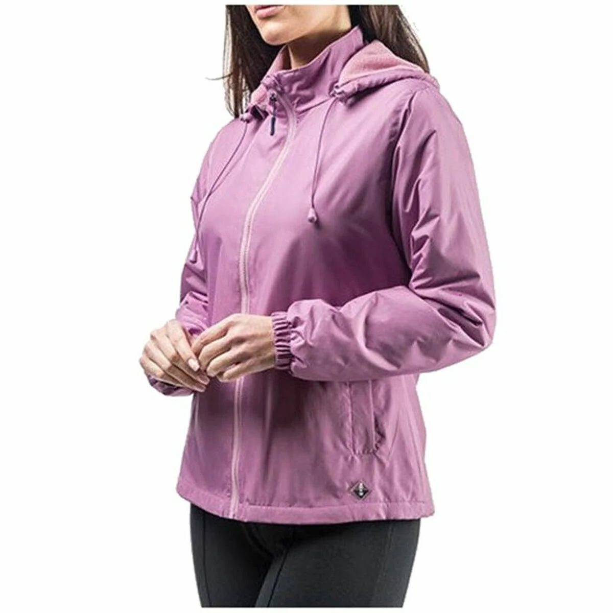 Alphaventure Sella Damen-Regenmantel in Rosa und Lila