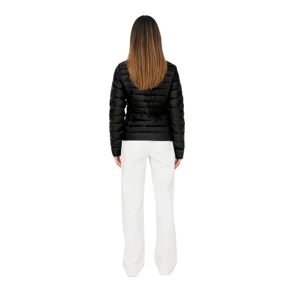 Damen-Steppjacke Only Onltahoe Schwarz – Produktansicht 4