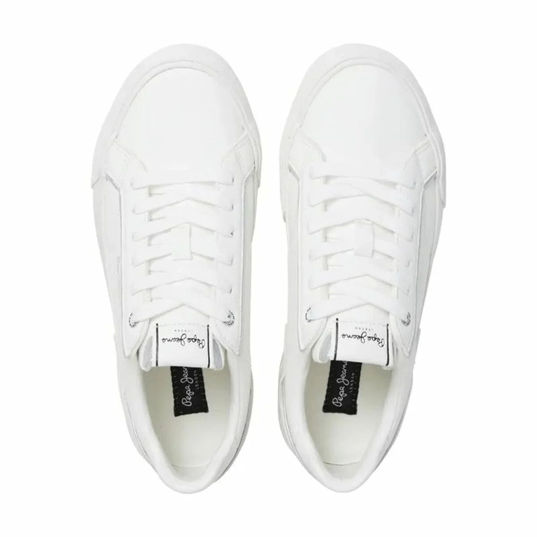 Pepe Jeans Allen Twin Damen-Sneaker Weiß – Detailansicht 2