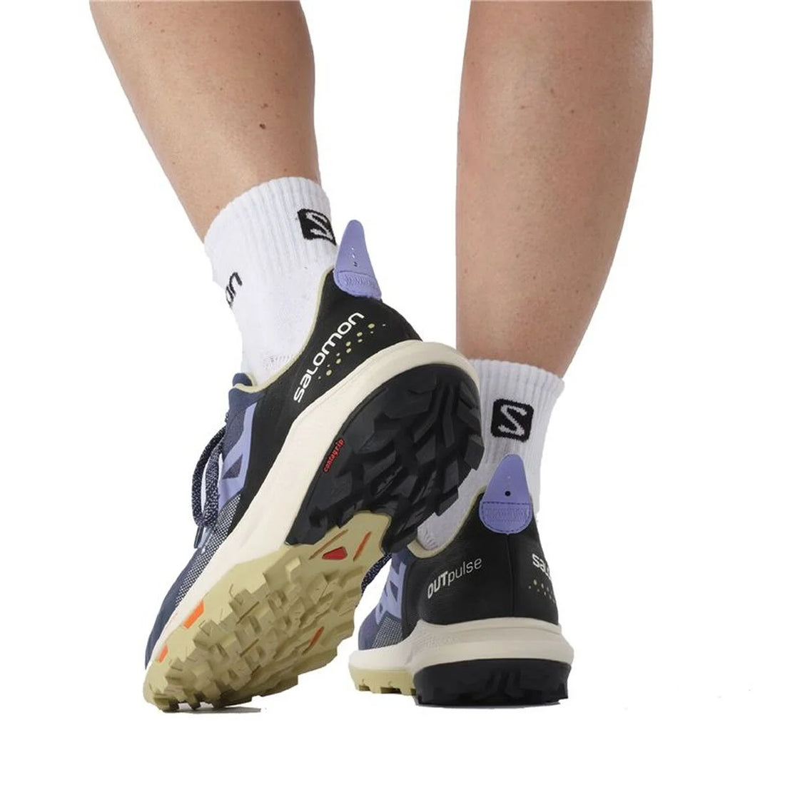 Salomon Outpulse Damen Wanderschuhe Dunkelblau Gr. 37 – Detailansicht 5