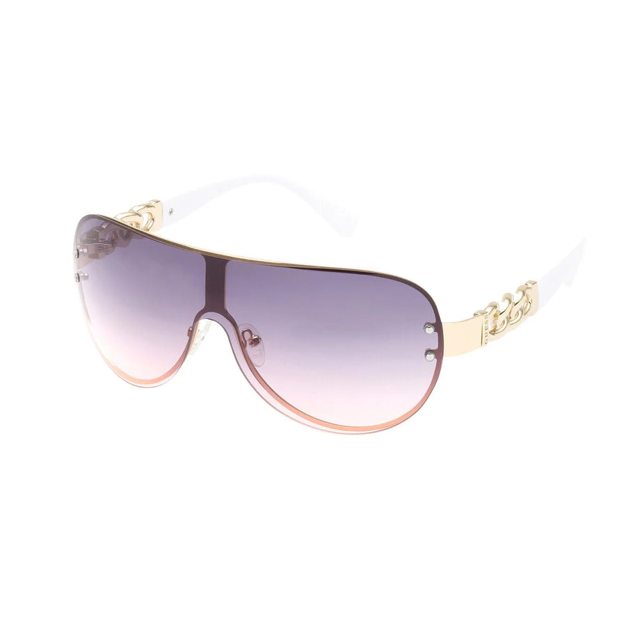 Guess GO00037-0032B Damensonnenbrille Lila Gold