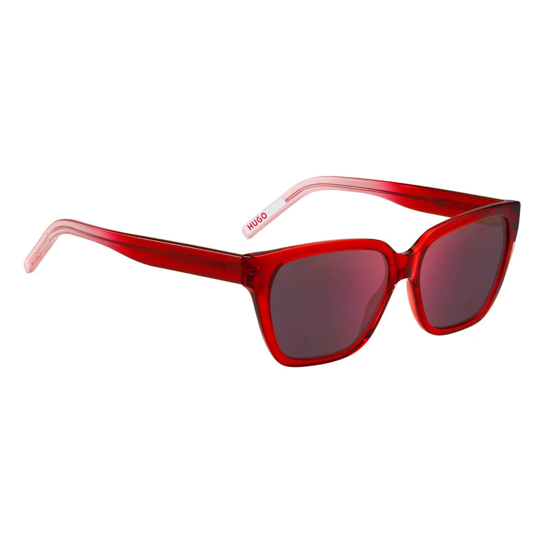 Hugo Boss HG-1264-S Damensonnenbrille Rot – Detailansicht 1