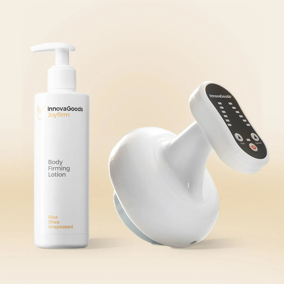 Rice Körperpflegeset mit Joyfirm Lotion und Massagegerät