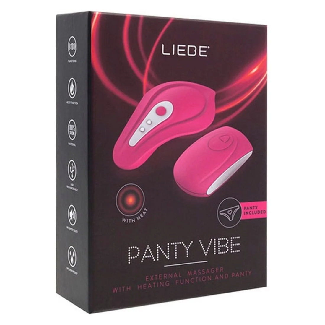 Intensives Massagegerät Liebe Panty Rosa Cerise – Detailansicht 3