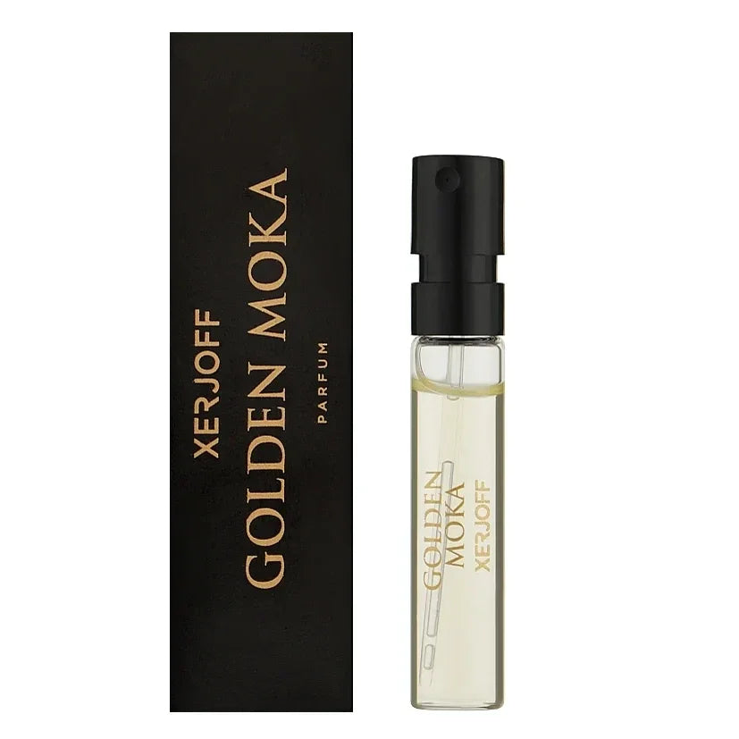Xerjoff Golden Moka Packung mit 2 ml Sprayprobe
