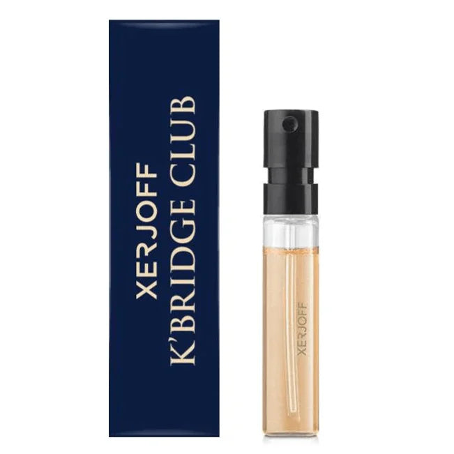 Xerjoff K’Bridge Club Parfumprobe mit Verpackung und Sprühvial