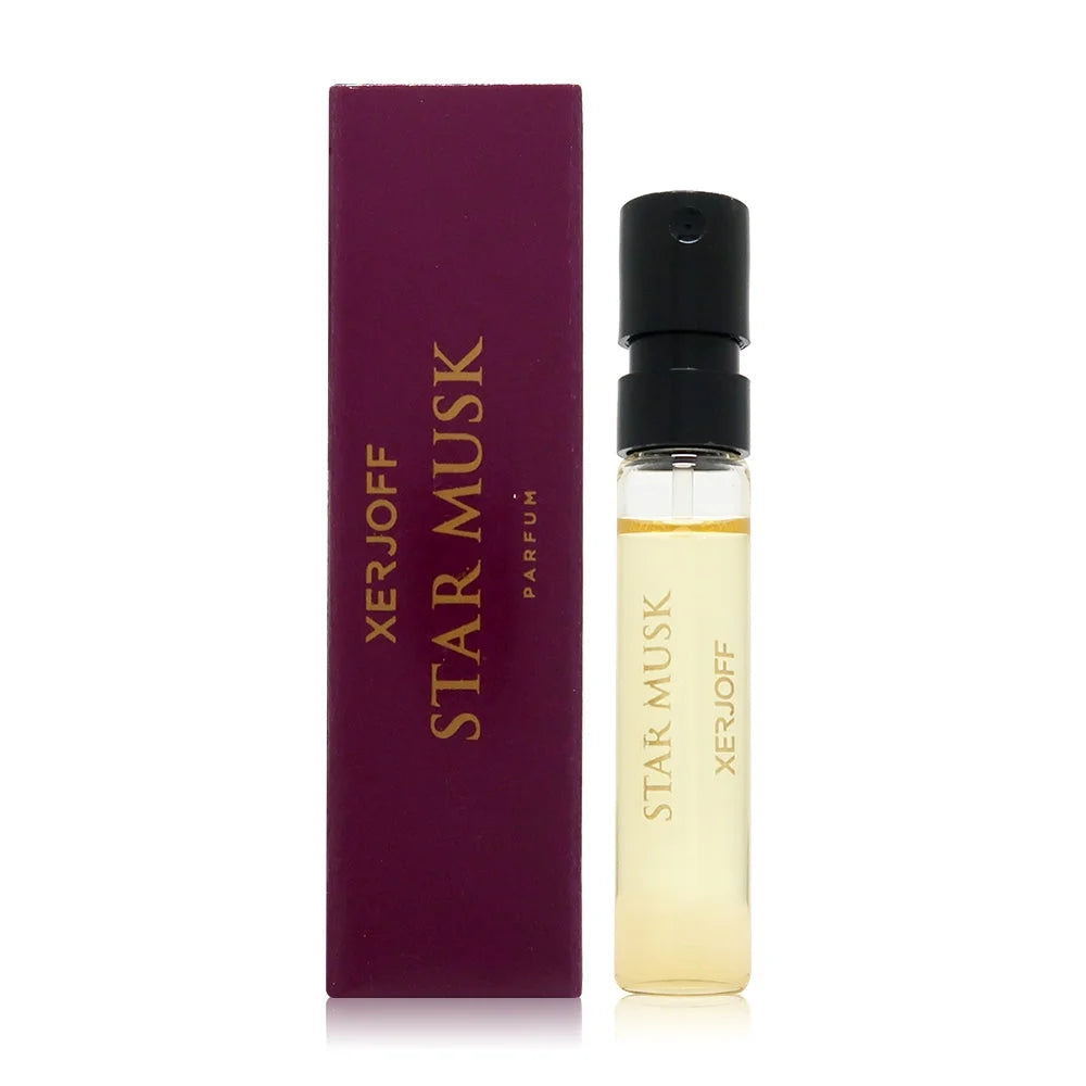 Xerjoff Star Musk Parfumprobe mit Verpackung und 2-ml-Sprühvial