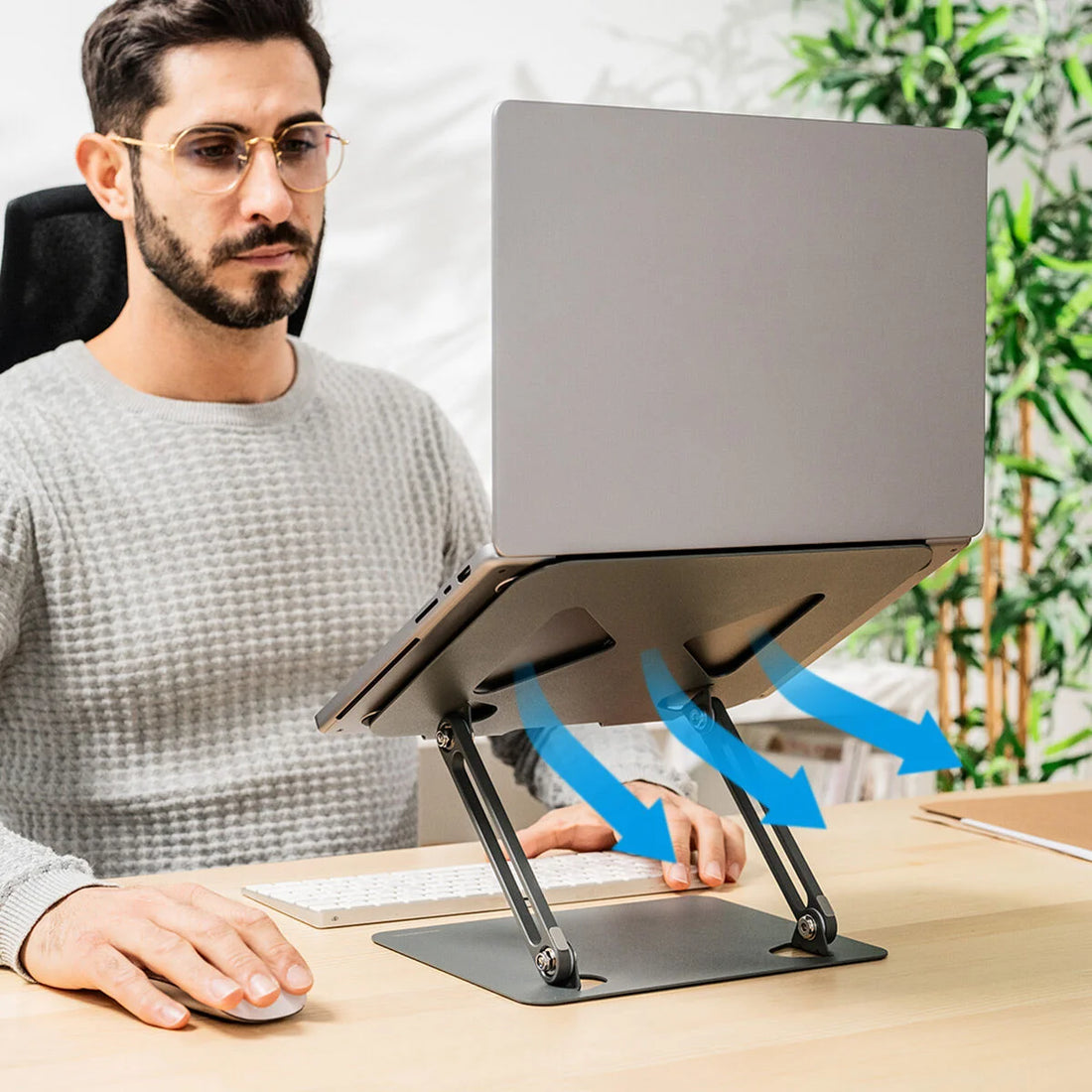 Laptop-Ständer Lastan für 10 bis 18 Zoll – Detailansicht 1